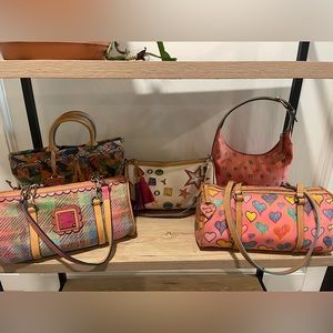 $100 ALL 5 DOONEY & BOURKE PURSES COLLECTION
